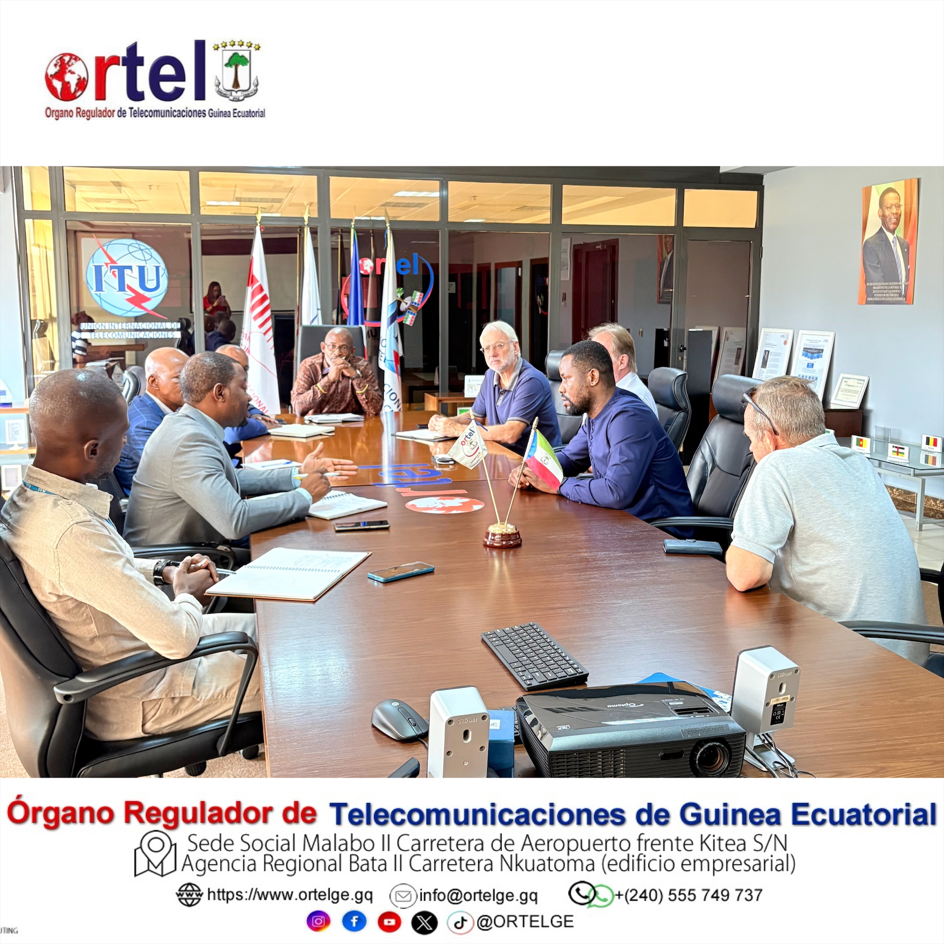 REUNIÓN ESTRATÉGICA ENTRE ORTEL Y AFRICA UNIÓN CORPORATION
